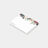 ブルーバーガンデエレガントィフローラスクール先生 ポストイット (アングル)