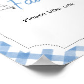 ブルーバーガーBBQの好意 ポスター (角)