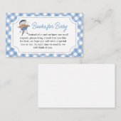 ブルーバーガーBBQベビーシャワーブズベビー エンクロージャーカード (正面/裏面)