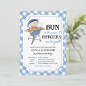 ブルーバーガーBBQベビーシャワー 招待状 (スタンド正面)