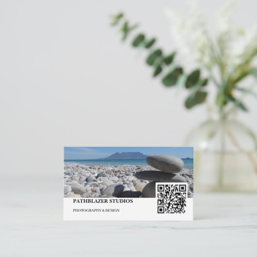 ブルーバーグビーチテーブルマウンテンスタックロックス 名刺 (スタンド正面)