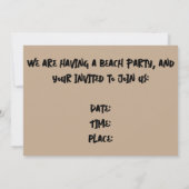 ブルーバーグビーチテーブルマウンテンスタックロックス 招待状 (裏面)