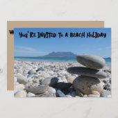 ブルーバーグビーチテーブルマウンテンスタックロックス 招待状 (正面/裏面)