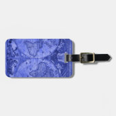 ブルーバージョンアンティークワールドマップJ Blaeu 1664 ラゲッジタグ (正面横)