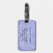 ブルーバージョンアンティークワールドマップJ Blaeu 1664 ラゲッジタグ (裏面縦)