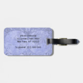 ブルーバージョンアンティークワールドマップJ Blaeu 1664 ラゲッジタグ (裏面横)