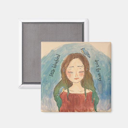 ブルーバーズの少女よ、飛び去るな マグネット (正面/裏面)