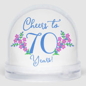 ブルーバーディ忘れーミーではなく花70誕生日 (裏面)