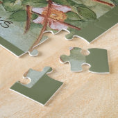 ブルーバードさくらんぼの花の木の復活祭の挨拶 ジグソーパズル (側面)