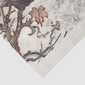 ブルーバードと花の水の色の分離 薄葉紙 (詳細)