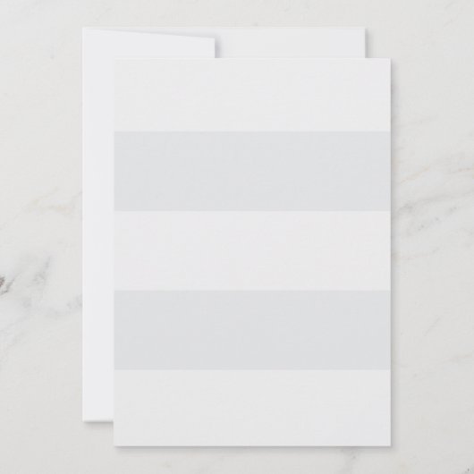 ブルーバードと葉を備えた森のテーマのベビーシャワー 招待状 (裏面)