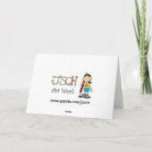 ブルーバードのカップルカードテンプレート カード (裏面)