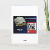 ブルーバードのハッピーホリデーグリーティングカード シーズンカード (裏面)