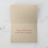 ブルーバードのヴィンテージバレンタイン シーズンカード (内部)