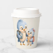 ブルーバードの兄弟 ペーパーコーヒーカップ 紙コップ (正面)