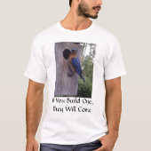ブルーバードの巣箱のTシャツ Tシャツ (正面)