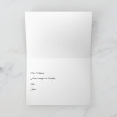 ブルーバードの折りたたみ式グリーティングカード カード (内部)