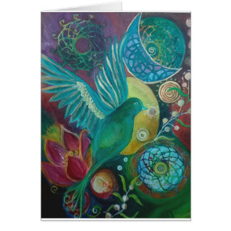 ブルーバードの抽象的なファンタジーのspirituaĺ