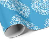 ブルーバードの曼荼羅 ラッピングペーパー (ロールコーナー)