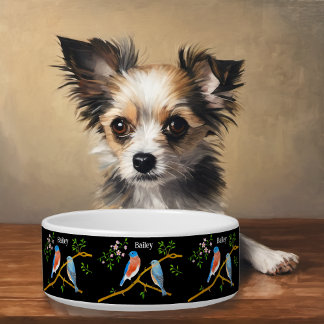 ブルーバードの犬または猫のボウル ボウル
