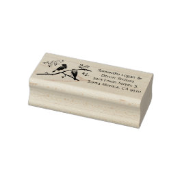 ブルーバードの結婚式用ゴム印 ラバースタンプ