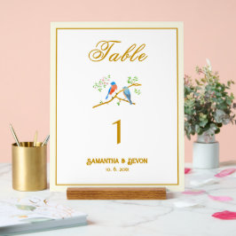 ブルーバードの結婚式 アクリルサイン