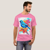 ブルーバードの至福アート Tシャツ (正面フル)