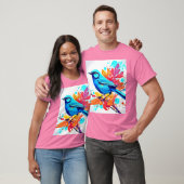 ブルーバードの至福アート Tシャツ (ユニセックス)