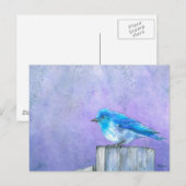 ブルーバードの至福 ポストカード (正面/裏面)