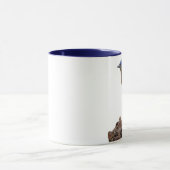 ブルーバードの青いリングのマグ マグカップ (中央)