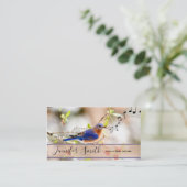 ブルーバードの音楽の先生の名刺 名刺 (スタンド正面)