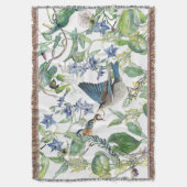 ブルーバードの鳥の朝顔によってはブランケットが開花します スローブランケット (正面縦)