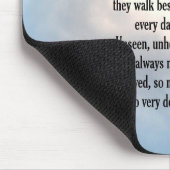 ブルーバードの"そう愛された"詩 マウスパッド (コーナー)