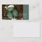 ブルーバードは時3に卵を投げつけます 名刺 (正面/裏面)