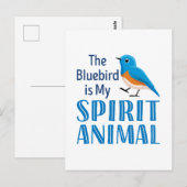 ブルーバードは私の霊獣 ポストカード (正面/裏面)
