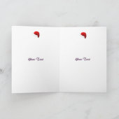 ブルーバードアットクリスマステンプレート カード (内部)