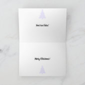 ブルーバードアットクリスマステンプレート シーズンカード (内部)