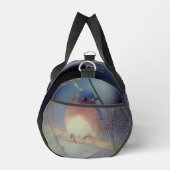 ブルーバードアニマルパーソナライズされた自然 ダッフルバッグ (右)