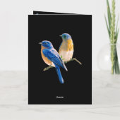 ブルーバードアンドボタニカルフローラ結婚式 プログラム (裏面)