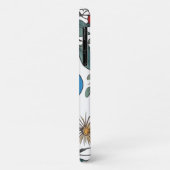 ブルーバードアンドワイルドフラワーフォークアート Case-Mate iPhoneケース (裏面/左)