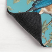 ブルーバードウィリアムインスパイアモリスターコイ マウスパッド (コーナー)