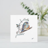 ブルーバードウォーターカラーベリーグリーンリーアート (スタンド正面)