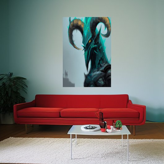 ブルーバードエイリアン | AIアートポスター ポスター