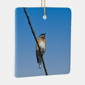 ブルーバードオンブランチ セラミックオーナメント (右)