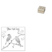 ブルーバードカスタムズの木印 ラバースタンプ (押印)