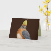 ブルーバードカードをクリアする カード (黄色い花)