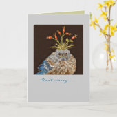 ブルーバードカードを心配するな カード (黄色い花)