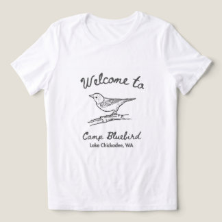 ブルーバードキャンプTシャツ トライブレンドTシャツ