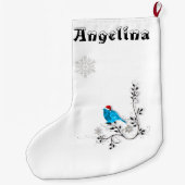 ブルーバードクリスマス ラージクリスマスストッキング (裏面)