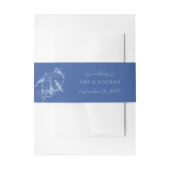 ブルーバードケ結婚ージ 招待状ベリーバンド (正面例)